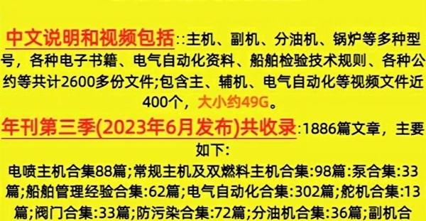 够用三十年的船舶技术，全网收集最全